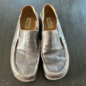OluKai Moloa men’s slip on shoes- brown size 11.5